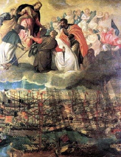Paolo Veronese The Battle of Lepanto oil painting picture